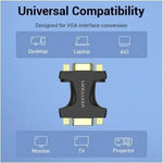 Adaptador Vention DDGB0/ VGA Hembra - VGA Hembra - PixelPlaza