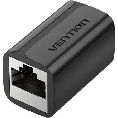 Adaptador Conector Vention RJ45 IPWB0 Cat.7 FTP/ RJ45 Hembra - RJ45 Hembra/ Negro - PixelPlaza