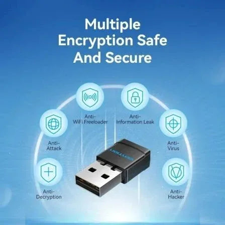 Adaptador USB - WiFi Vention KDSB0/ 433Mbps - PixelPlaza