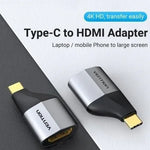 Adaptador USB Tipo-C Vention TCAH0/ USB Tipo-C Macho - HDMI Hembra - PixelPlaza