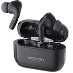 Auriculares Bluetooth Vention Echo Lite E11 con estuche de carga/ Autonomía 6h/ Negros - PixelPlaza