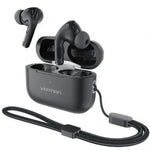 Auriculares Bluetooth Vention Echo Lite E11 Plus con estuche de carga/ Autonomía 30h/ Negros - PixelPlaza