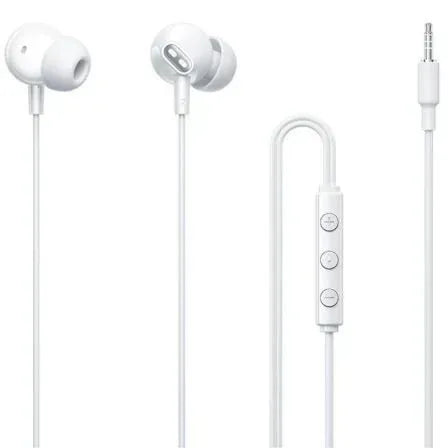 Auriculares Intrauditivos Vention Echo Lite In-Ear/ con Micrófono/ Jack 3.5/ Blancos - PixelPlaza