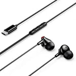 Auriculares Intrauditivos Vention Echo Lite USB-C In-Ear/ con Micrófono/ USB Tipo-C/ Negros - PixelPlaza