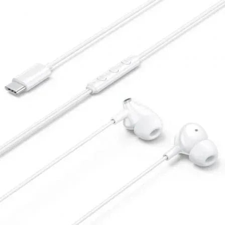 Auriculares Intrauditivos Vention Echo Lite USB-C In-Ear/ con Micrófono/ USB Tipo-C/ Blancos - PixelPlaza