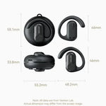 Auriculares Deportivos Bluetooth Vention Open Ear OpenBeat O11 NBPB0 con estuche de carga/ Negros - PixelPlaza