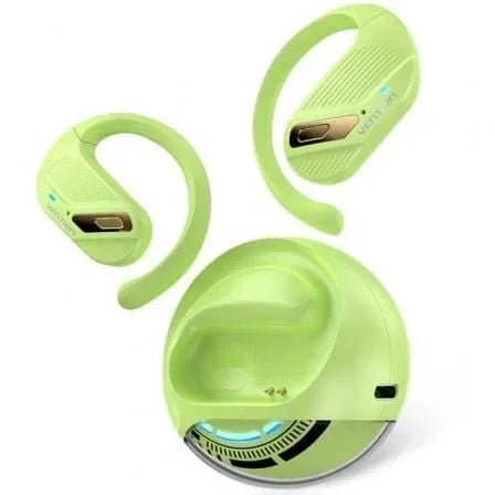 Auriculares Deportivos Bluetooth Vention Open Ear OpenBeat O12 NBUG0 con estuche de carga/ Verdes - PixelPlaza