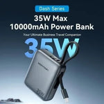 Powerbank 10000mAh Vention FHEH0/ 35W/ Gris/ Incluye Cable USB Tipo-C - PixelPlaza