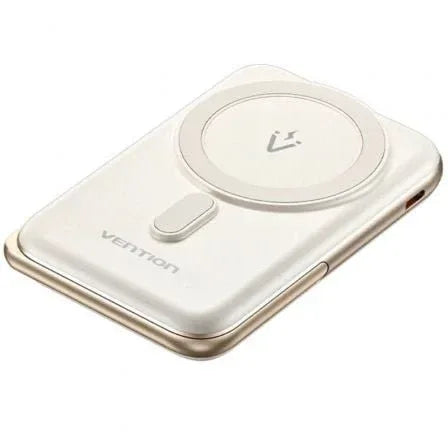 Powerbank 10000mAh Vention FHNW0/ 20W/ Wireless/ Blanca - PixelPlaza