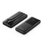 Powerbank 10000mAh Vention FHOB0/ 22.5W/ Negra/ Incluye Cable USB Tipo-C y Lightning - PixelPlaza