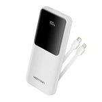 Powerbank 10000mAh Vention FHOW0/ 22.5W/ Blanca/ Incluye Cable USB Tipo-C y Lightning - PixelPlaza