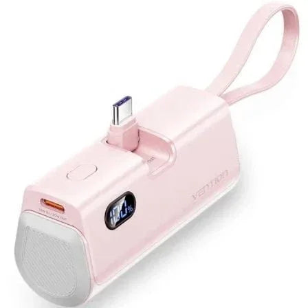 Powerbank 4800mAh Vention FHQP0/ 22.5W/ Rosa - PixelPlaza