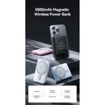 Powerbank 5000mAh Vention FHSL0/ 20W/ Wireless/ Azul - PixelPlaza