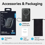 Powerbank 10000mAh Vention FKHH0/ 35W/ Wireless/ Gris/ Incluye Cable USB Tipo-C - PixelPlaza