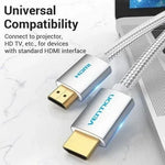 Cable HDMI 2.0 4K Vention AABIH/ HDMI Macho - HDMI Macho/ 2m/ Plata - PixelPlaza