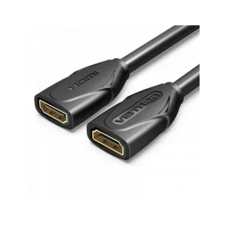 Cable Alargador HDMI Vention AAXBD/ HDMI Hembra - HDMI Hembra/ 50cm/ Negro - PixelPlaza