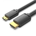 Cable HDMI 4K Vention AGHBF/ HDMI Macho - Mini HDMI Macho/ 1m/ Negro - PixelPlaza