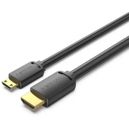 Cable HDMI 4K Vention AGHBG/ HDMI Macho - Mini HDMI Macho/ 1.5m/ Negro - PixelPlaza