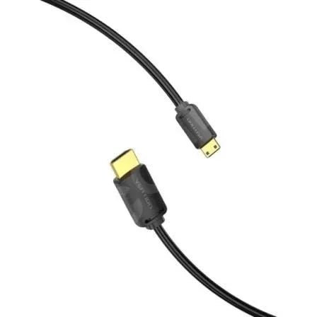 Cable HDMI 4K Vention AGHBG/ HDMI Macho - Mini HDMI Macho/ 1.5m/ Negro - PixelPlaza