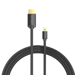 Cable Micro HDMI 2.0 4K Vention AGIBH/ HDMI Macho - Micro HDMI Macho/ 2m/ Negro - PixelPlaza
