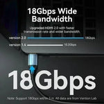 Cable HDMI 2.0 4K Vention ALHSK/ HDMI Macho - HDMI Macho/ 8m/ Azul - PixelPlaza