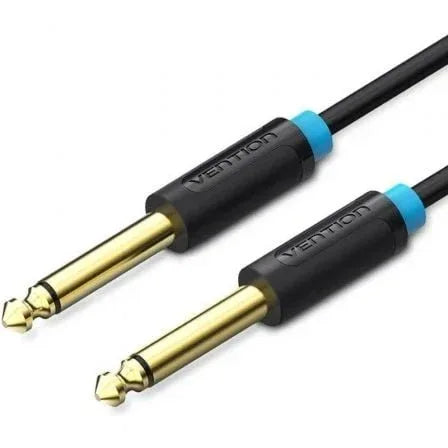 Cable Mono Vention BAABH/ Jack 6.5 Macho - Jack 6.5 Macho/ 2m/ Negro - PixelPlaza