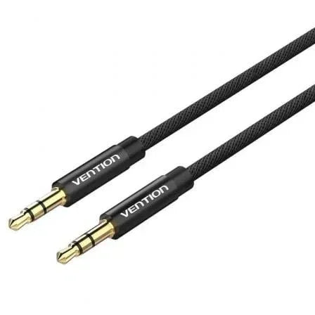 Cable Estéreo Vention BAGBF/ Jack 3.5 Macho - Jack 3.5 Macho/ 1m/ Negro - PixelPlaza