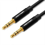 Cable Estéreo Vention BAKBF/ Jack 3.5 Macho - Jack 3.5 Macho/ 1m/ Negro - PixelPlaza