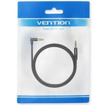 Cable Estéreo Vention BAKBG-T/ Jack 3.5 Macho - Jack 3.5 Macho/ 1.5m/ Negro - PixelPlaza