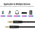 Cable Estéreo Vention BALBH/ Jack 3.5 Macho - Jack 2.5 Hembra/ 2m/ Negro - PixelPlaza