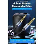 Cable Estéreo Vention BASHG/ Jack 6.5 Macho - Jack 6.5 Macho/ 1.5m/ Gris - PixelPlaza