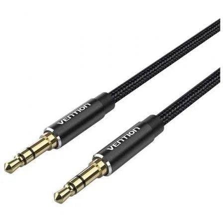 Cable Estéreo Vention BAWBH/ Jack 3.5 Macho - Jack 3.5 Macho/ 2m/ Negro - PixelPlaza