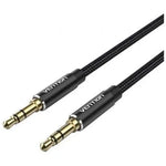 Cable Estéreo Vention BAWBJ/ Jack 3.5 Macho - Jack 3.5 Macho/ 5m/ Negro - PixelPlaza
