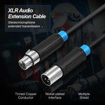 Cable Estéreo Vention BBFBJ/ XLR Macho - XLR Hembra/ 5m/ Negro - PixelPlaza