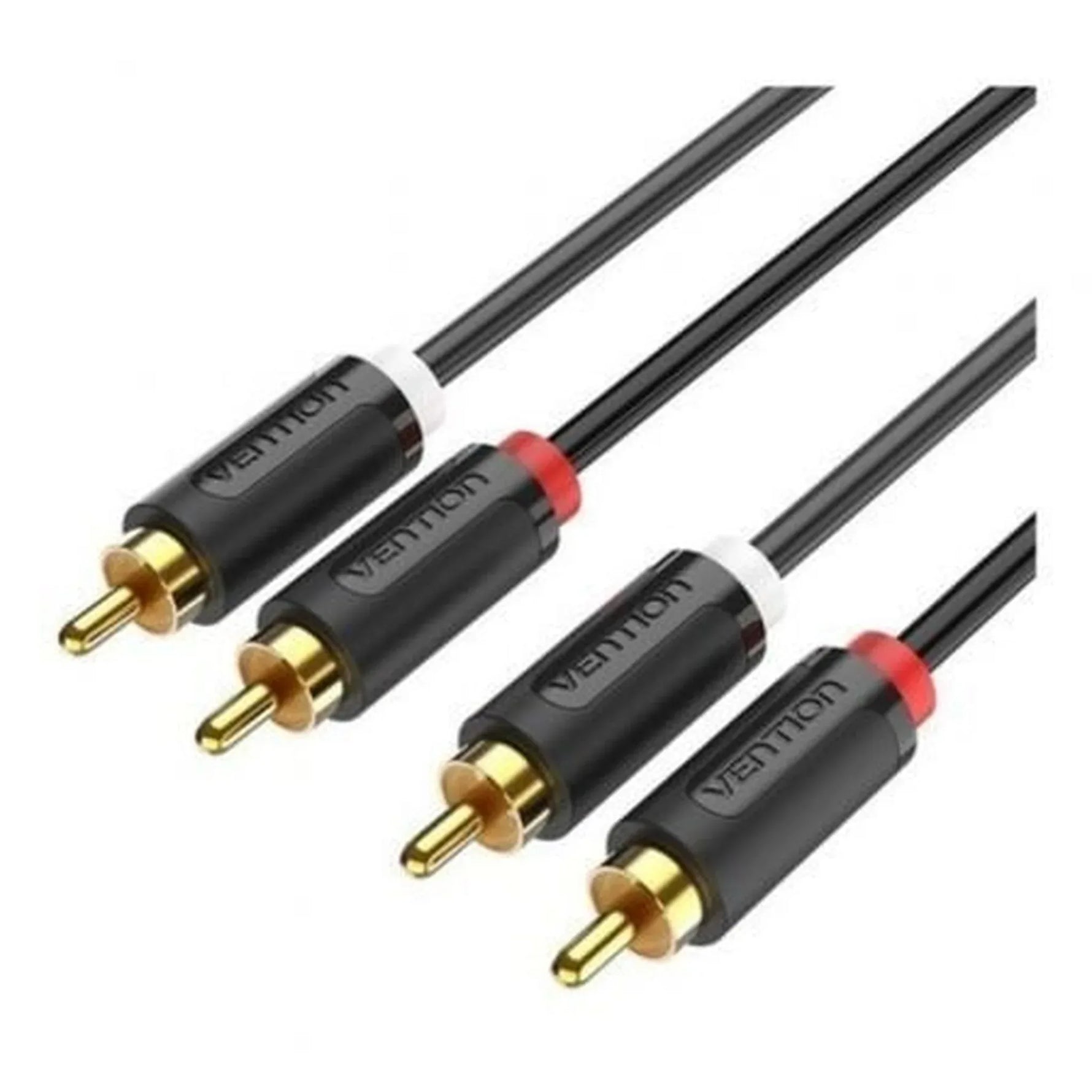 Cable Estéreo Vention BCMBG/ 2x RCA Macho - 2x RCA Macho/ 1.5m/ Negro - PixelPlaza