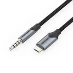 Cable Audio Vention BDGBG/ MicroUSB Macho - Jack 3.5 Macho/ 1.5m/ Negro - PixelPlaza