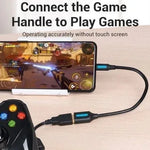 Cable USB 2.0 Vention CCUBB/ MicroUSB Macho - USB Hembra/ 480Mbps/ 15cm/ Negro - PixelPlaza