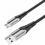 Cable USB 2.0 Vention COAHH/ microUSB Macho - USB Macho/ 480Mbps/ 2m/ Gris - PixelPlaza