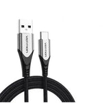Cable USB 2.0 Tipo-C Vention CODHF/ USB Macho - USB Tipo-C Macho/ 480Mbps/ 1m/ Gris - PixelPlaza