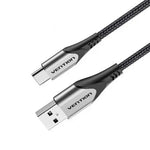 Cable USB 2.0 Tipo-C Vention CODHG/ USB Macho - USB Tipo-C Macho/ 480Mbps/ 1.5m/ Gris - PixelPlaza