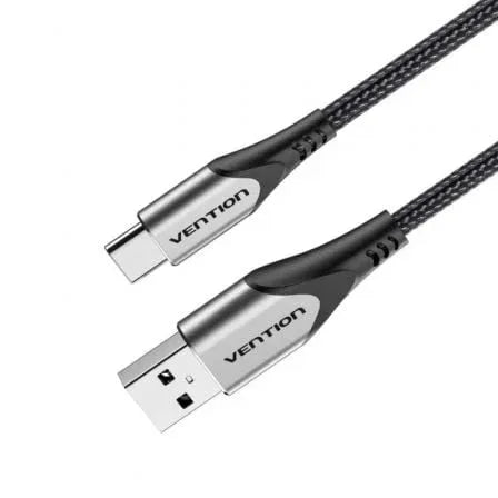 Cable USB 2.0 Tipo-C Vention CODHG/ USB Macho - USB Tipo-C Macho/ 480Mbps/ 1.5m/ Gris - PixelPlaza