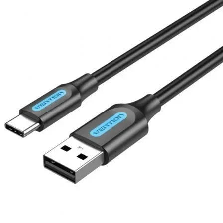 Cable USB 2.0 Tipo-C Vention COKBD/ USB Macho - USB Tipo-C Macho/ 480Mbps/ 50cm/ Gris - PixelPlaza