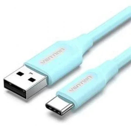 Cable USB 2.0 Tipo-C Vention COKSF/ USB Tipo-C Macho - USB Macho/ 480Mbps/ 1m/ Azul - PixelPlaza