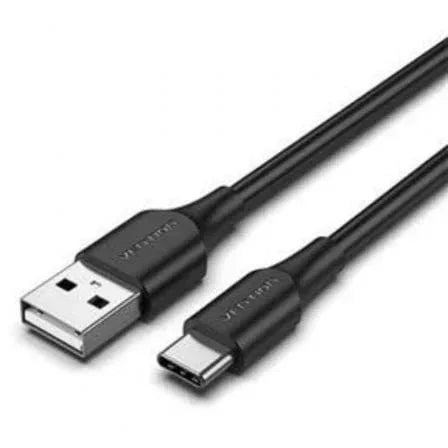 Cable USB 2.0 Vention CTHBG/ USB Tipo-C Macho - USB Macho/ 480Mbps/ 1.5m/ Negro - PixelPlaza