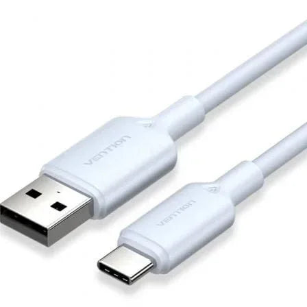 Cable USB 2.0 Tipo-C Vention CTQLH/ USB Tipo-C Macho - USB Macho/ Hasta 60W/ 480Mbps/ 2m/ Azul - PixelPlaza
