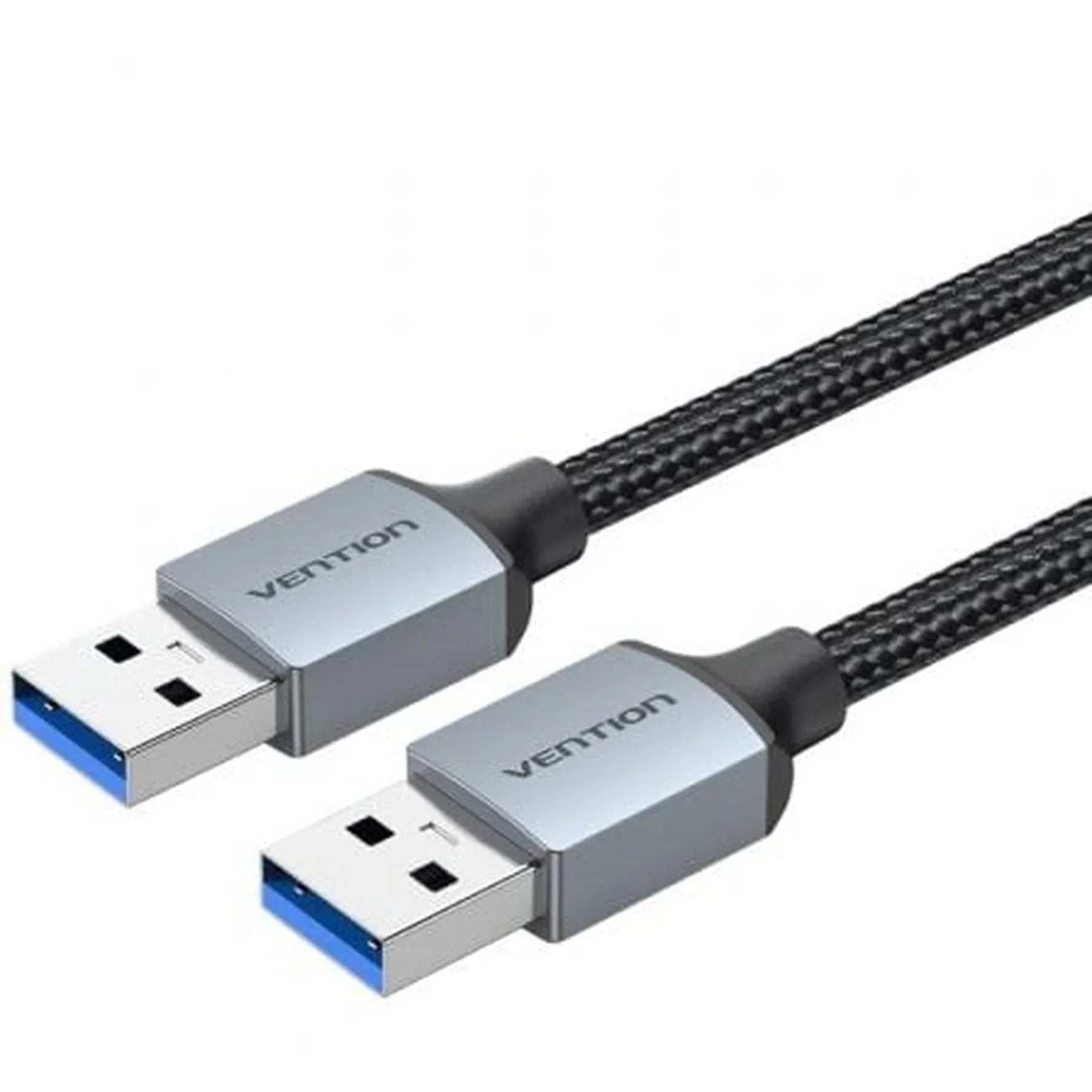 Cable USB 3.0 Vention CTSHF/ USB Macho - USB Macho/ 5Gbps/ 1m/ Negro - PixelPlaza