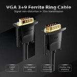 Cable VGA Vention DADBL/ VGA Macho - VGA Macho/ 10m/ Negro - PixelPlaza