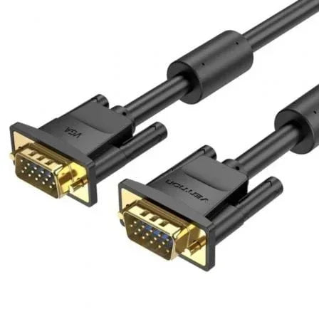 Cable SVGA Vention DAEBG/ VGA Macho - VGA Macho/ 1.5m/ Negro - PixelPlaza