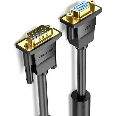Cable Alargador SVGA Vention DAGBI/ VGA Macho - VGA Hembra/ 3m/ Negro - PixelPlaza