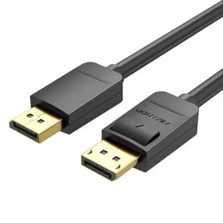 Cable DisplayPort 1.2 4K Vention HACBI/ DisplayPort Macho - DisplayPort Macho/ 3m/ Negro - PixelPlaza